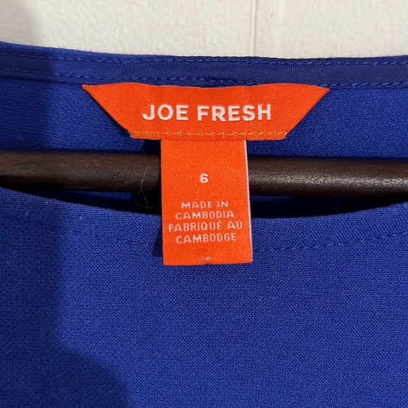 JOE FRESH COBALT DRESS SIZE 6 - Picture 3 of 7
